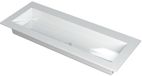 Wastafel INK Kraft Wastafel Enkele Bak Zonder Kraangat - 1200x450x10 mm - Glans Wit
