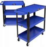Kraft&Dele Werkplaatswagen 3 planken 700x350x760mm KD1066 Blauw