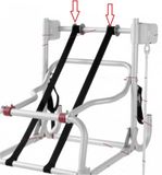 Fiamma Straps CB lift (2pcs) 98656-171 Grijs