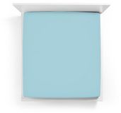 Bella Donna Hoeslaken Jersey Eenpersoons licht turquoise