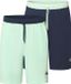 Jan Vanderstorm pantalon de pyjama homme, Court - 60/62 - bleu foncé - Grande taille