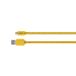 Schwaiger WKL10 511 Lightning Sync & oplaadkabel 1,2 m Zwart, Geel