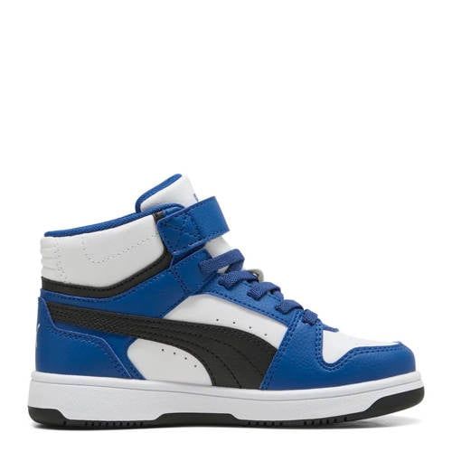 PUMA Rebound Slam Mid AC PS Kinderen Unisex Hoge Sneakers Maat 35 Clyde Royal-PUMA Black-PUMA White