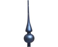 Decoris piek - bleu foncé - 26 cm - verre - mat