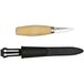Morakniv Gereedschap snijmes geolied berkenhouten handvat 3-laags Totale lengte: 17,0 cm mes, grijs, M