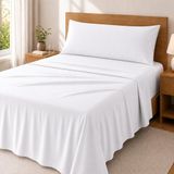 Degrees home Premium beddengoedset 90 x 190 cm, 3-delig, laken 90 x 190 cm, hoeslaken 90 x 190 cm, 1 kussensloop 90 x 45 cm