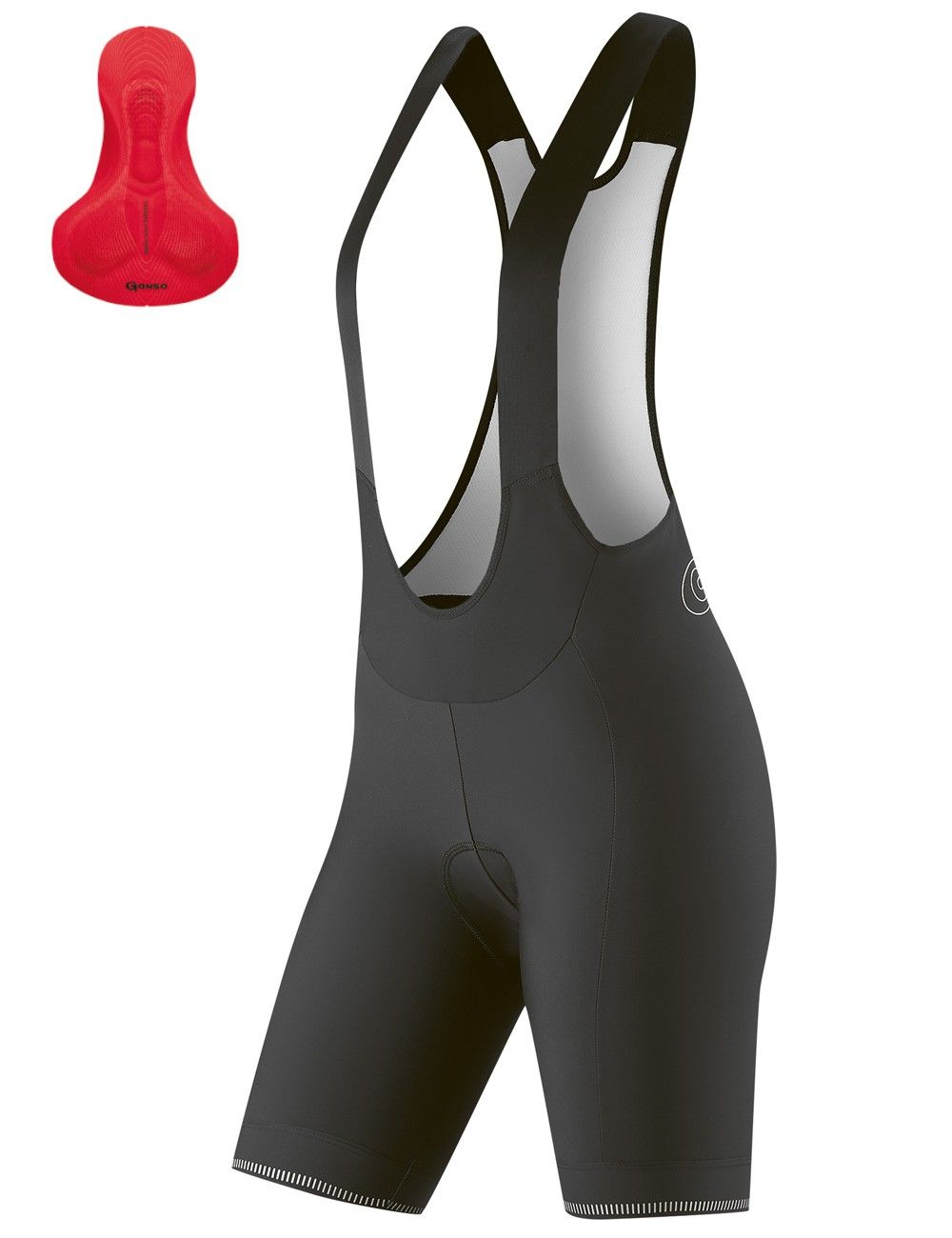 Gonso Sitivo-W Bib Shorts - Dames - Zwart