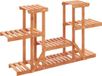 vidaXL Plantenstandaard 110x25x73 cm massief vurenhout