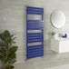 Lustro Sèche-serviettes design plat – Bleu (Deep Sea Blue) – 150 cm x 45 cm