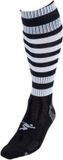 Precision Chaussettes de football Hooped Junior Nylon Noir/blanc Taille 30-34