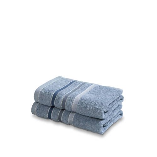 Vandyck Gastendoek (set van 2) - 60x40 cm - Blauw - Katoen