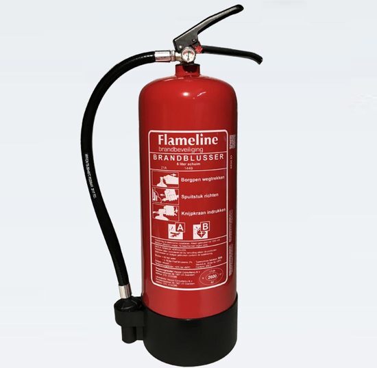 Flameline Schuimbrandblusser SK6 6 liter incl. wandbeugel