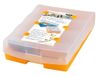 HAN 1x systeemkaartendoos flashcard CROCO 2-6-19 doorschijnend oranje DIN