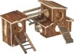 Karlie Wonderland Speelplaats - Rongeur - Cochon d'Inde - Bois - Multicolore - 45 x 17 x 20 cm