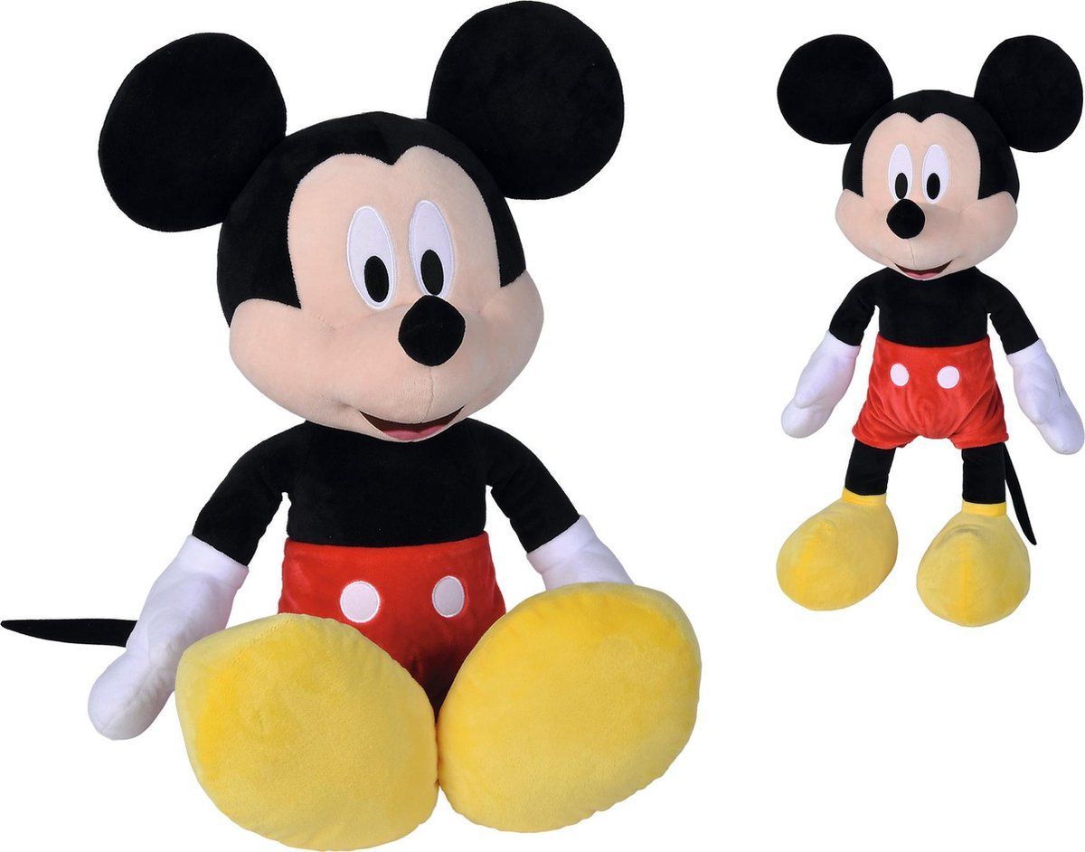 Simba Disney Mickey Mouse Refresh Core 43 cm Plush Toy - Black