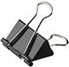 Wonday Foldback-papierklem/brievenklem, 41 mm, zwart, 12 stuks