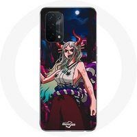 Maniacase Etui voor Oppo A74 5G Anime Yamato One Piece Poster