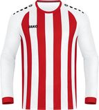 Jako Inter Voetbalshirt Lange Mouw Kinderen - Sportrood / Wit | Maat: 116