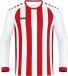 Jako Inter Voetbalshirt Lange Mouw Kinderen - Sportrood / Wit | Maat: 116