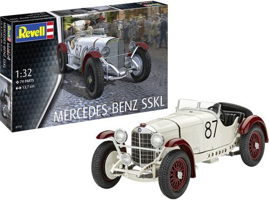 Revell Modelbouwpakket Auto - 07737 Mercedes-Benz SSKL - Klassieke Auto Plastic - 1:32 - Modelbouw