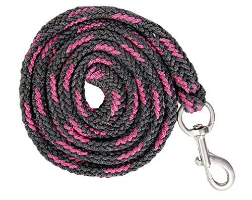 HKM Halsterset - Grijs/Roze - Pony