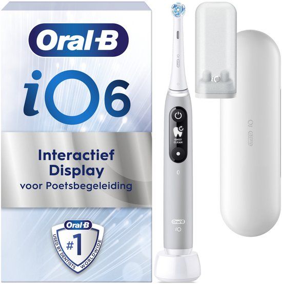 Oral-B iO 6N Elektrische Tandenborstel - Grijs