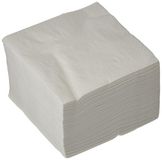 Bunzl 308531 - Witte Servetten Dubbele rol 30x30 100 Eenheden Pakket