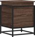 vidaXL Opbergbox met deksel 40x40x51,5 cm bewerkt hout bruin eiken
