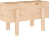 vidaXL Plantenbak 62x30x38 cm massief grenenhout