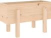 vidaXL Plantenbak 62x30x38 cm massief grenenhout