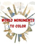 Book for painting world monuments