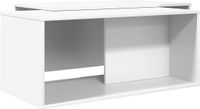 vidaXL Koffietafel set 2 stuks wit 90 x 48 x 40 cm bewerkt hout