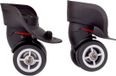 Azomor® Set de deux roues de remplacement pour bagages et chariots silencieux