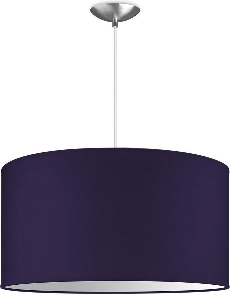 Home Sweet Home Hanglamp - - verlichtingspendel inclusief lampenkap - moderne pendellamp - 1 lichts - Ø 50 cm lengte 100cm - geschikt voor E27 LED lampe - paars
