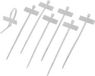 TRU COMPONENTS Kabelmarkering Markeringsvlak: 25 x 9 mm Natuur 100 stuk(s)