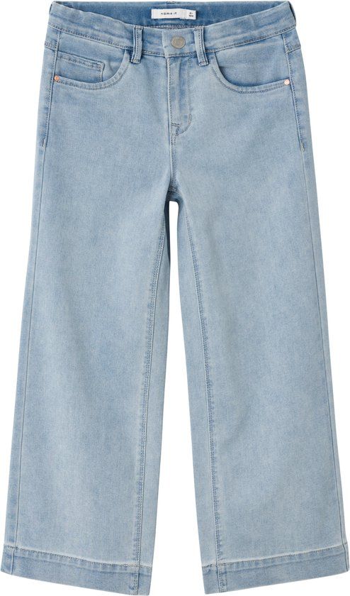 NAME IT NKFROSE Wide Jeans - Girls - Size 146 - Light Blue Denim