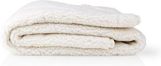 Nedis Elektrische onderdeken - 1 persoons - 150 x 80 cm - 3 warmtestanden - wit