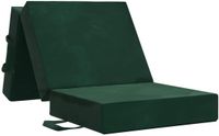vidaXL Vouwbare Sofa Bed 75 x 67 x 45 cm Donkergroen