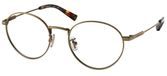 Coach Hc 5120 Lunettes De Vue Homme Doré Rondes 51mm
