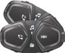 INTERPHONE ACTIVE HD - Dual intercom voor motorhelm, stereo, hoge weergave, 40 mm, 4 motorrijders, afstand max. 1 km, autonomie 15 uur, radio, GPS, TFT, waterdicht IPX67