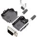 encitech DPPK09-BK-HDP15-K 6355-0011-01 D-sub connecteur mâle 180 ° Nombre de pôles : 15 Trou de soudure 1 jeu(x)