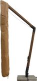 Merkloos Beschermhoes voor parasols beige 300 x 300 x 2 cm