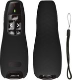 kwmobile siliconen presentatie klikker hoesje - Geschikt voor Logitech R 400 - Laserpointer case in zwart