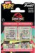 Funko Jurassic Park Bitty POP! Vinyl Figure 2-Pack Tyrannosaurus Fossil & Dilophosaurus 2 cm Mini-Figuur