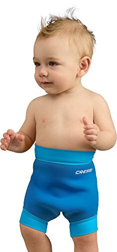 Cressi Baby Reusable Swim Nappy zwemluier, lichtblauw blauw, S-0/4 maanden