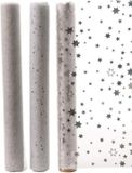 Decoris Tafelloper Zilverkleurig 200 x 35 cm