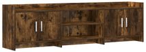 Syfax TV-kast 168 x 33 x 47 cm Gerookt eiken Bewerkt hout