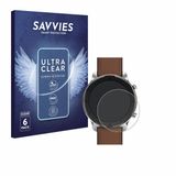 Savvies Screenprotector voor Huami Amazfit GTR (47 mm) - Folie Beschermfolie transparant 6 Stuks