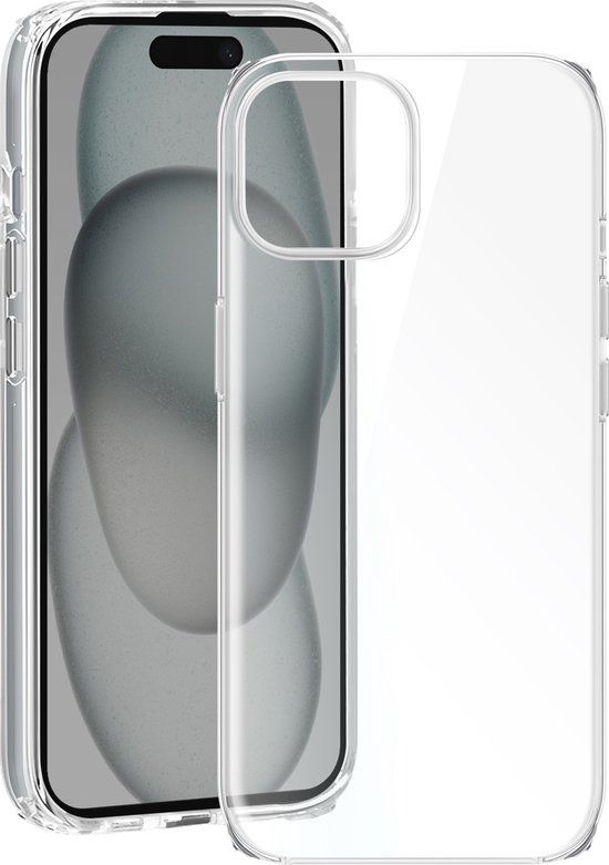 Force Case FEEL versterkt hoesje Geschikt voor Apple iPhone 15 Plus, Transparant