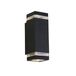 Searchlight Austin - applique d'extérieur - 8 x 24 cm - IP44 - noir